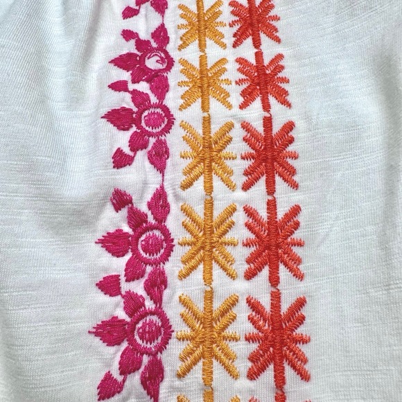 THML | Women | Boho Style Embroidered Sleeveless Top | Size XS - Picture 8 of 9